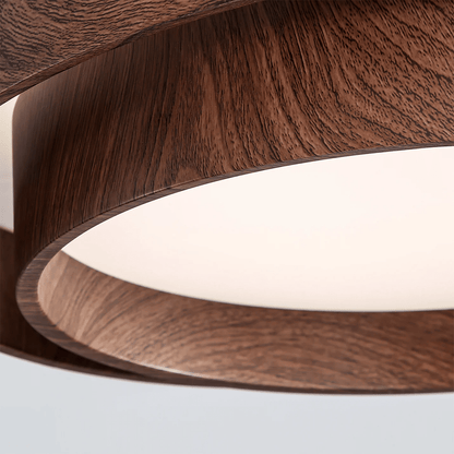WalnutGlow | Elegant Modern Japandi Ceiling Lamp Fixture 6