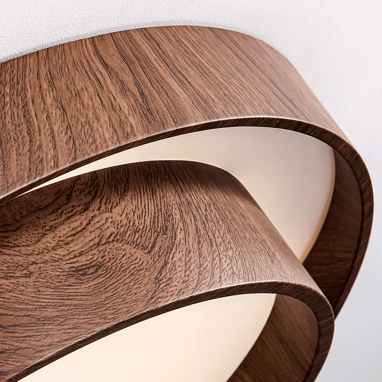 WalnutGlow | Elegant Modern Japandi Ceiling Lamp Fixture 7