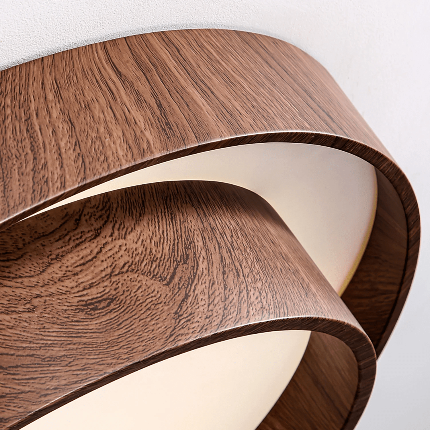 WalnutGlow | Elegant Modern Japandi Ceiling Lamp Fixture 7