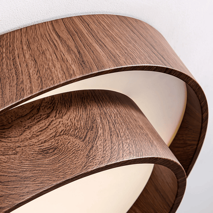 WalnutGlow | Elegant Modern Japandi Ceiling Lamp Fixture 7