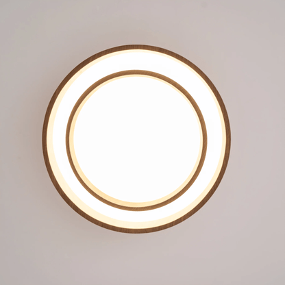 WalnutGlow | Elegant Modern Japandi Ceiling Lamp Fixture 9