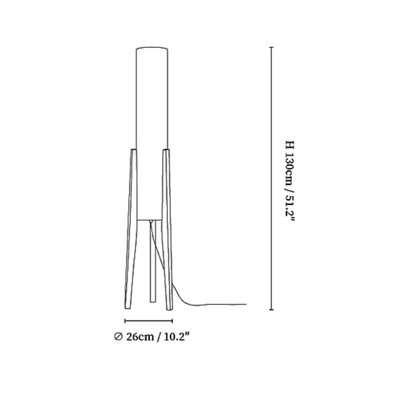 WalnutGlow | Elegant Modern Japandi Style Floor Lamp 3