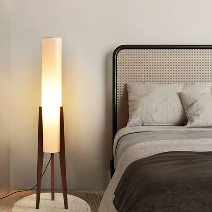 WalnutGlow | Elegant Modern Japandi Style Floor Lamp 5