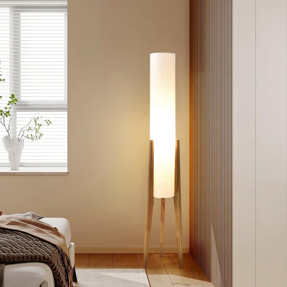 WalnutGlow | Elegant Modern Japandi Style Floor Lamp 8