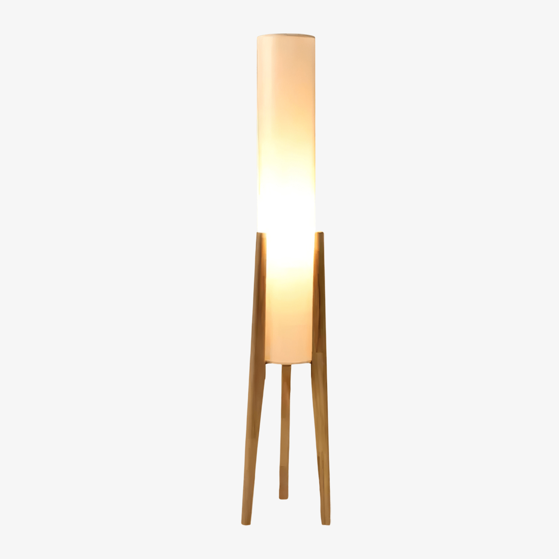 WalnutGlow | Elegant Modern Japandi Style Floor Lamp 9