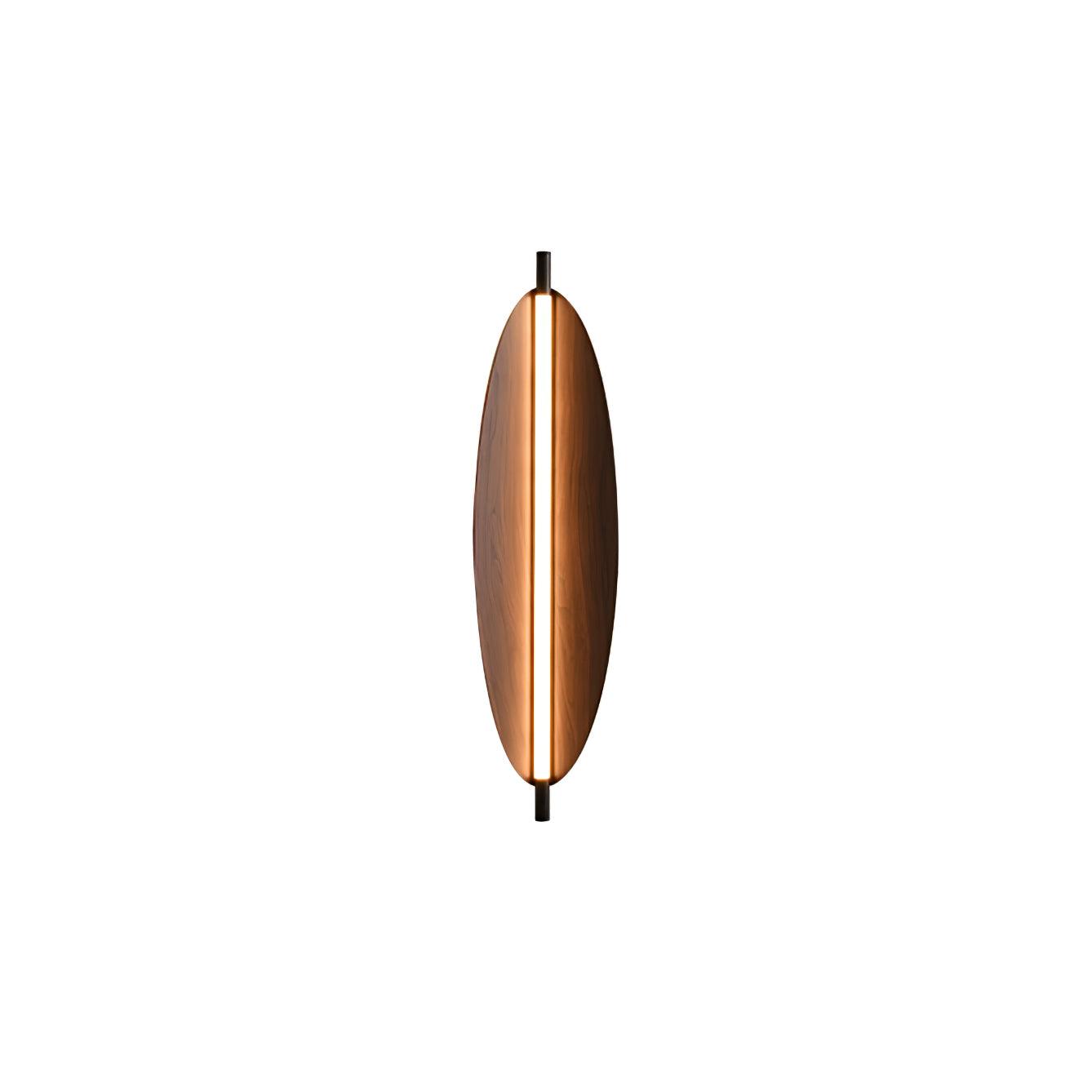 Warm Brown Japandi Style Wall Light Sconce - Lusomart