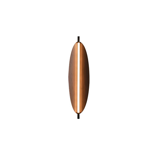 Warm Brown Japandi Style Wall Light Sconce - Lusomart