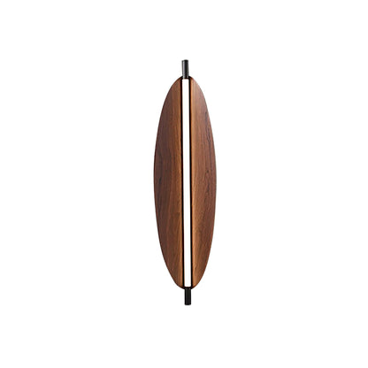 WalnutGlow | Elegant Modern Japandi Wall Sconce Lighting Fixture 1