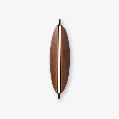WalnutGlow | Elegant Modern Japandi Wall Sconce Lighting Fixture 2