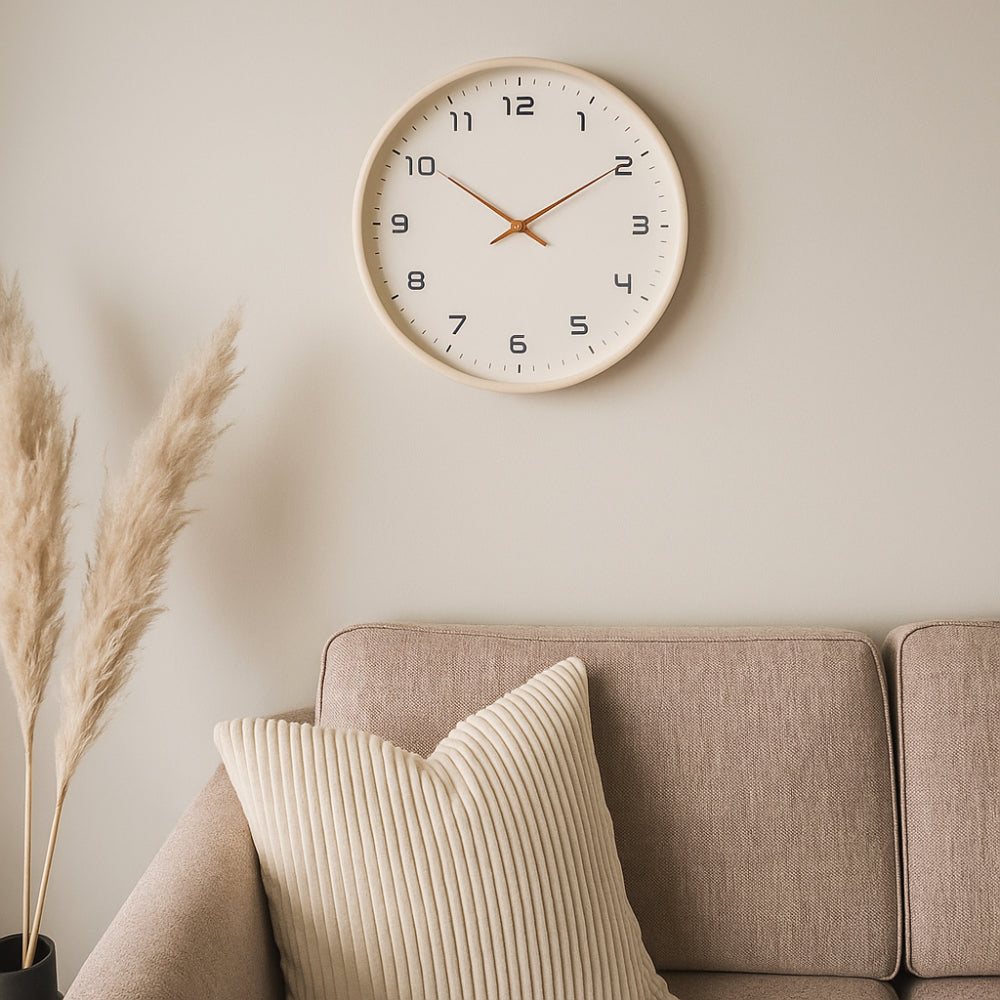 Quiet Wooden Home Wall Clock Modern Decorative Design