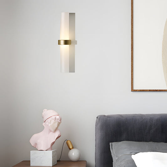 Soft Glow LED Wall Light with Warm White Diffuser - Lusomart