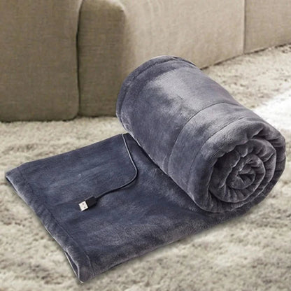 Soft Touch Electric Heated Blanket with USB Control - Lusomart