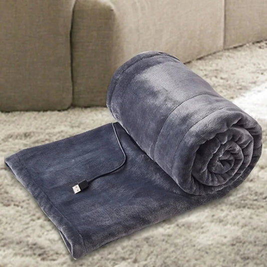 Soft Touch Electric Heated Blanket with USB Control - Lusomart