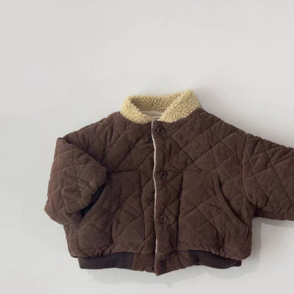 Cozy Plaid Jacket for Boys - Classic & Insulated - Lusomart