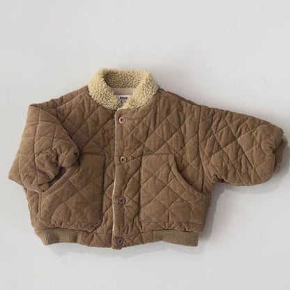 WarmTrail™ – Quilted Jacket with Check Pattern – Warm Children's Jacket for Boys 2