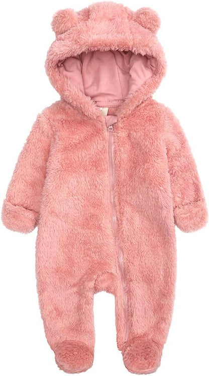 Warm Baby Romper with Hood 12