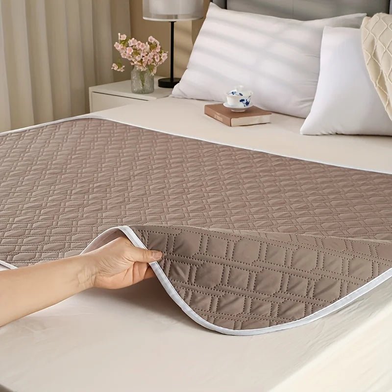 Washable Leakproof Dog Cushion – Non-Slip Comfortable Dog Crate Bed for Home, Travel, and Kennel – Soft Fabric, Brown or Gray 2