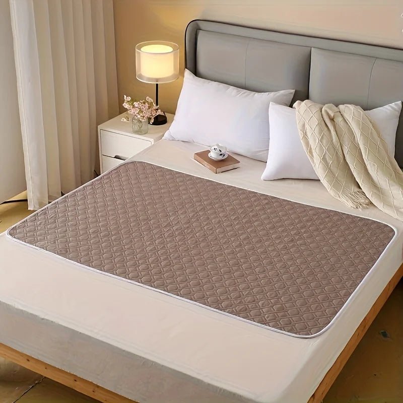 Washable Leakproof Dog Cushion – Non-Slip Comfortable Dog Crate Bed for Home, Travel, and Kennel – Soft Fabric, Brown or Gray 3
