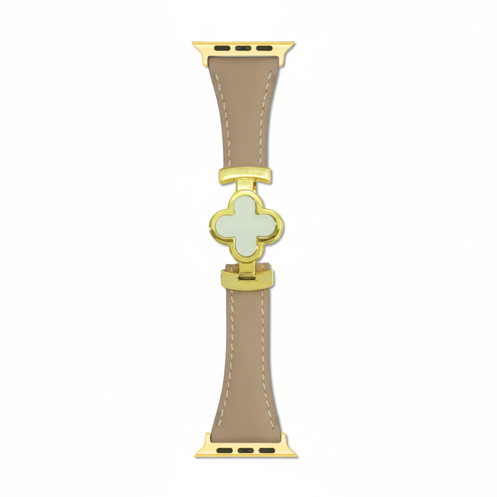 Stylish Floral Leather Smartwatch Strap for Women