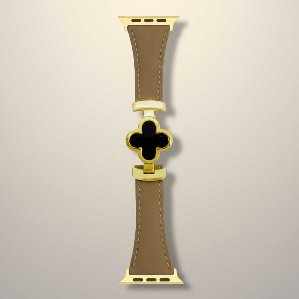 Stylish Floral Leather Smartwatch Strap for Women