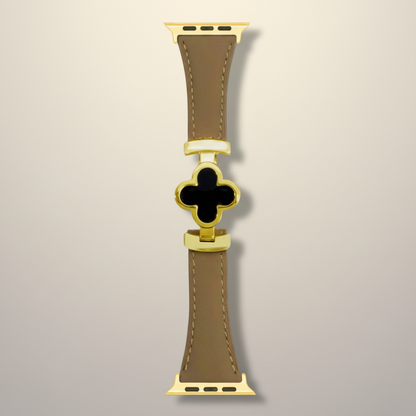 Stylish Floral Leather Smartwatch Strap for Women
