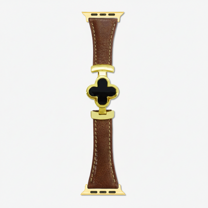Stylish Floral Leather Smartwatch Strap for Women