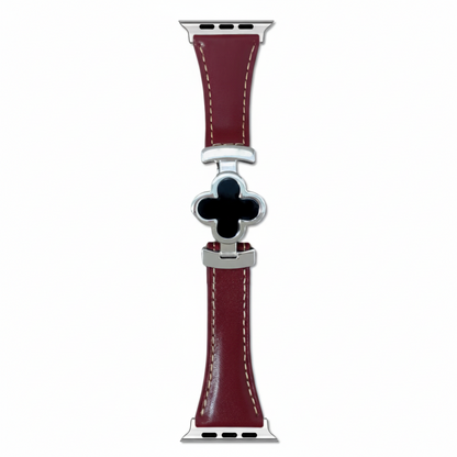 Stylish Floral Leather Smartwatch Strap for Women