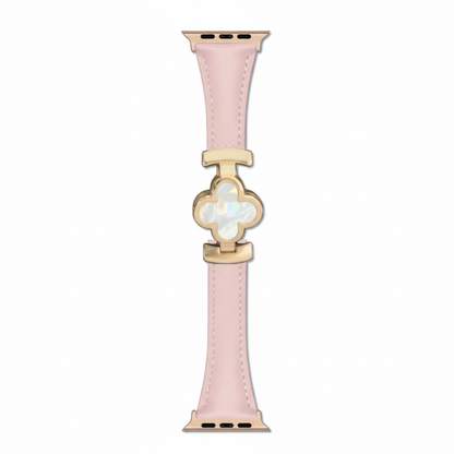Stylish Floral Leather Smartwatch Strap for Women