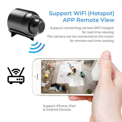 Compact 1080P WiFi Security Camera with Wide Night View