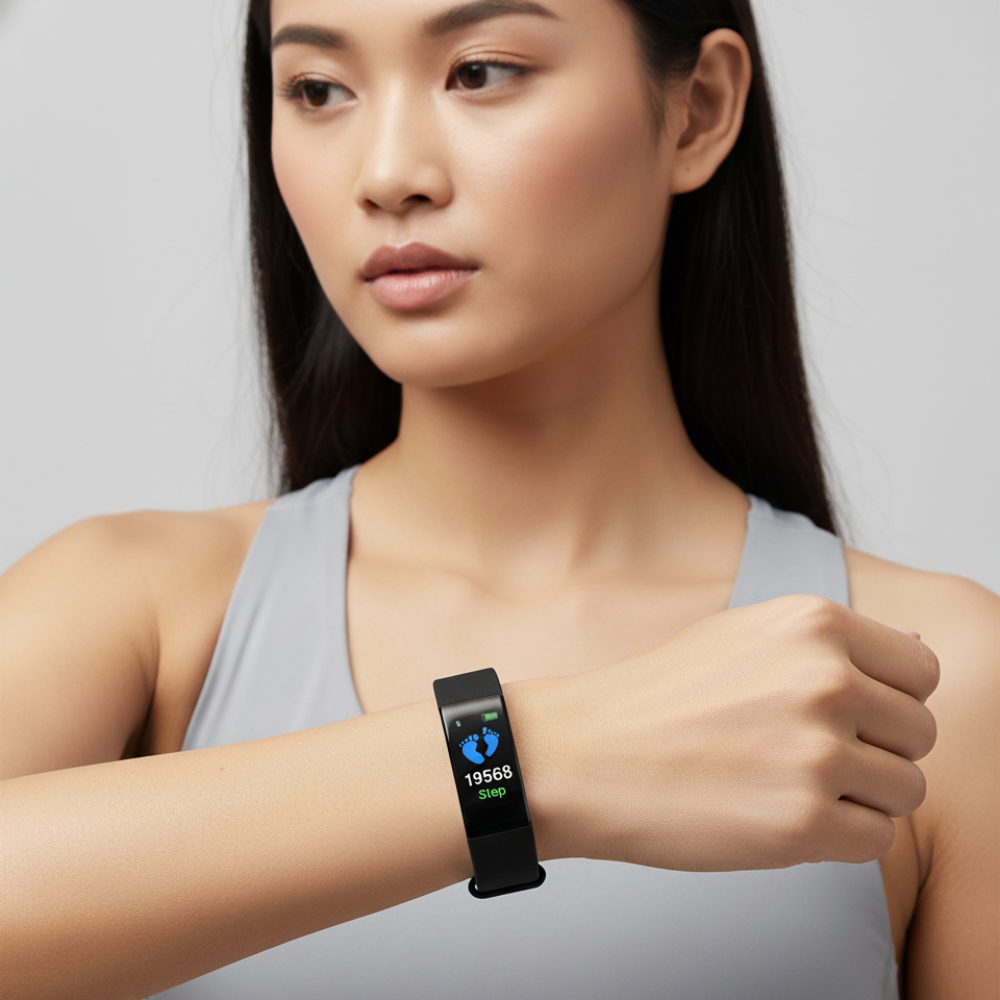 Waterproof Fitness Watch for Seniors with Heart Rate Monitor 3