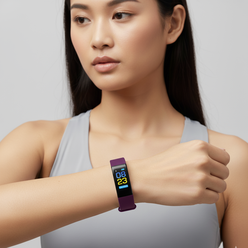Waterproof Fitness Watch for Seniors with Heart Rate Monitor 5