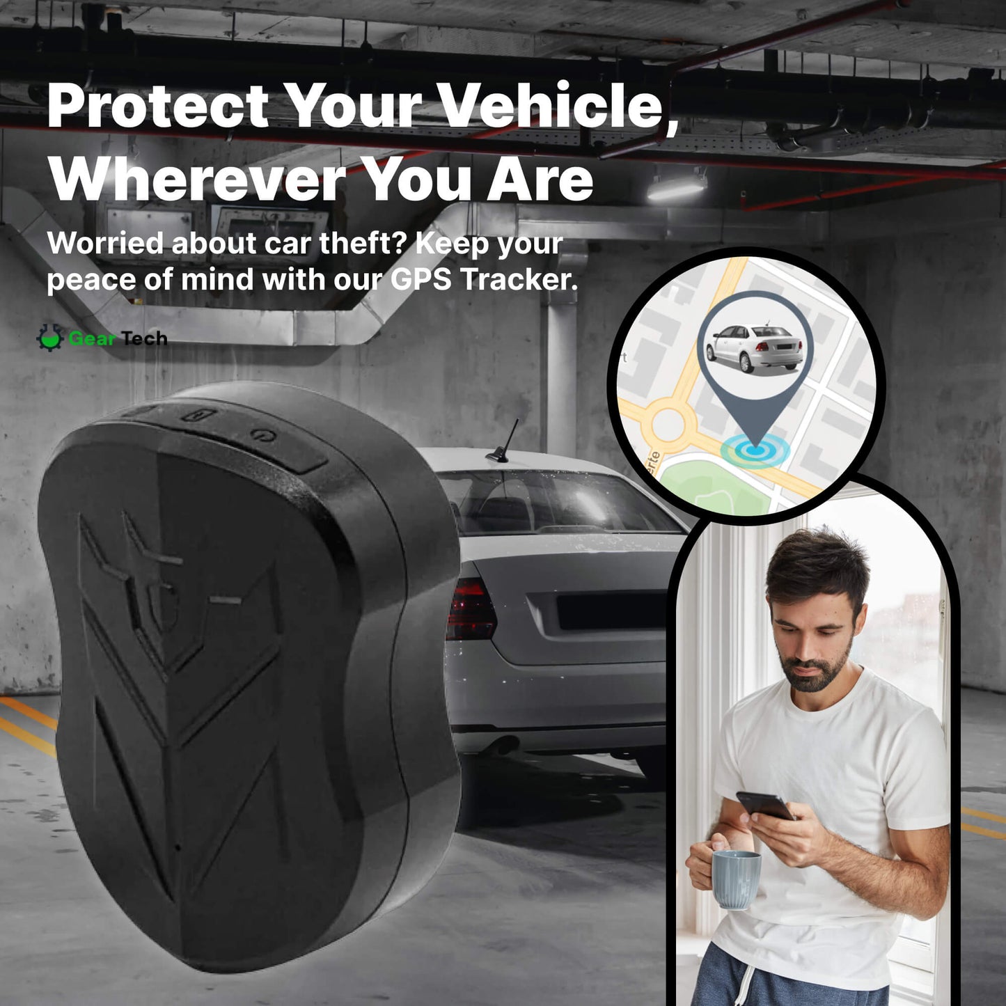 Accurate GPS Vehicle Tracker with Long Lasting Battery