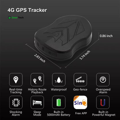 Accurate GPS Vehicle Tracker with Long Lasting Battery