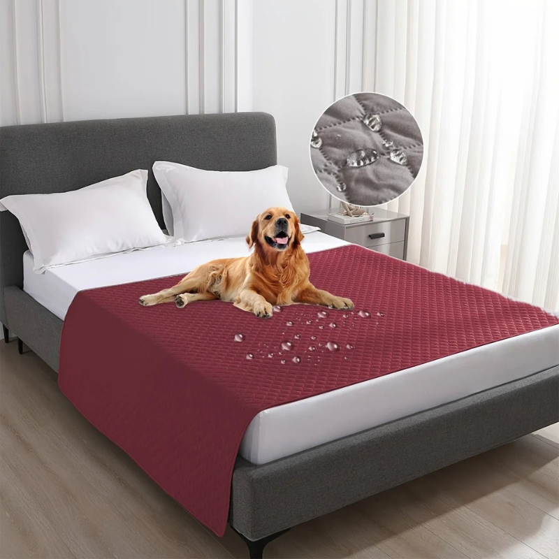 FurryFriend Blanket | Waterproof Pet Bed Protector – Gentle, Washable & Grip Bottom - Lusomart