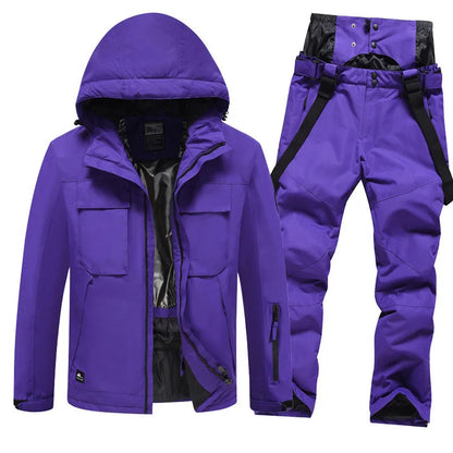 Waterproof Insulated Snow Ski Jacket Suit