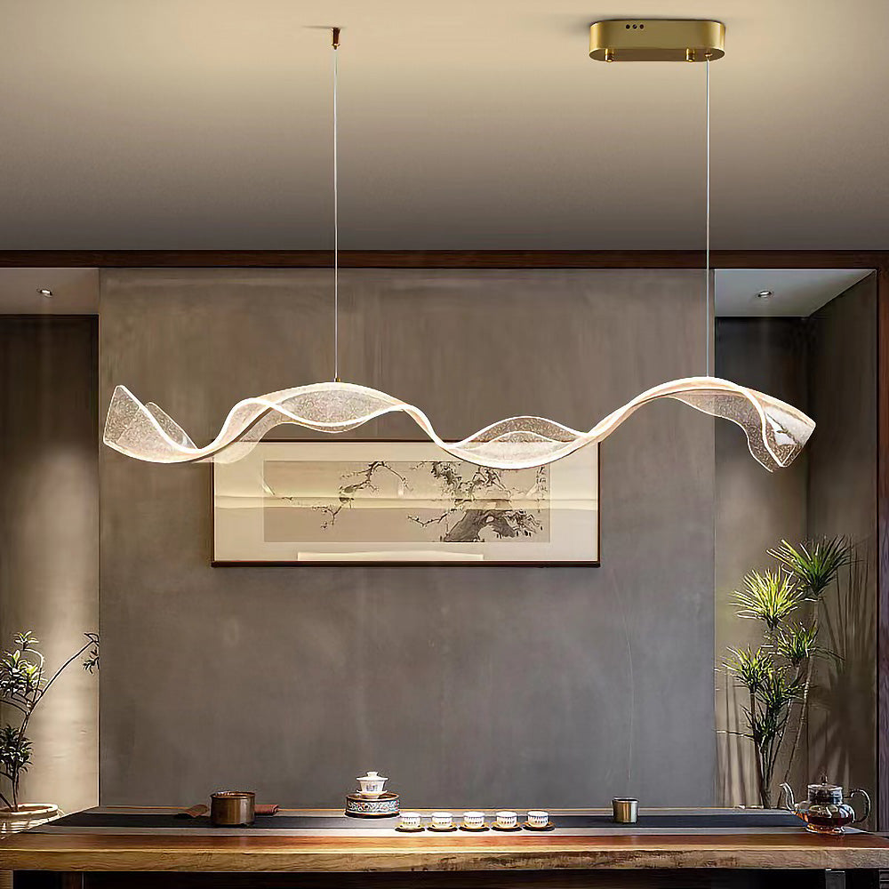 Sleek Round Hanging Light Fixture - Lusomart