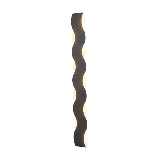 Curved Modern Outdoor LED Wall Lamp - Lusomart