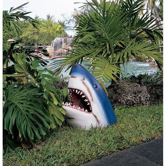 Colorful Outdoor Shark Lawn Ornament - Lusomart