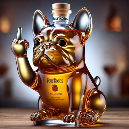 Luxury Dog Shaped Whiskey Decanter Bottle - Lusomart