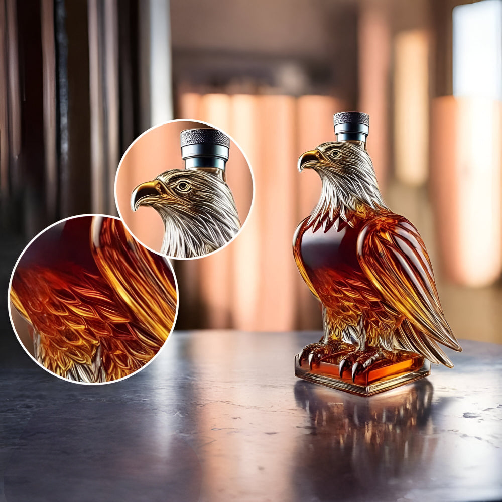 Luxury Whiskey Decanter Glass Bottle Home Bar Decor