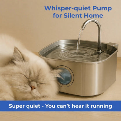 Easy Clean Pet Water Fountain - Quiet and Durable