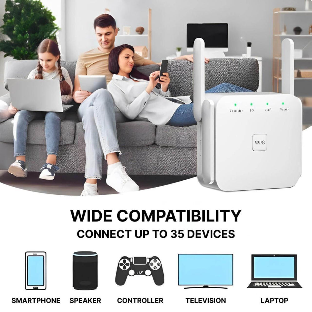 Wifi Extender Long Range Signal Booster for Home Office 1