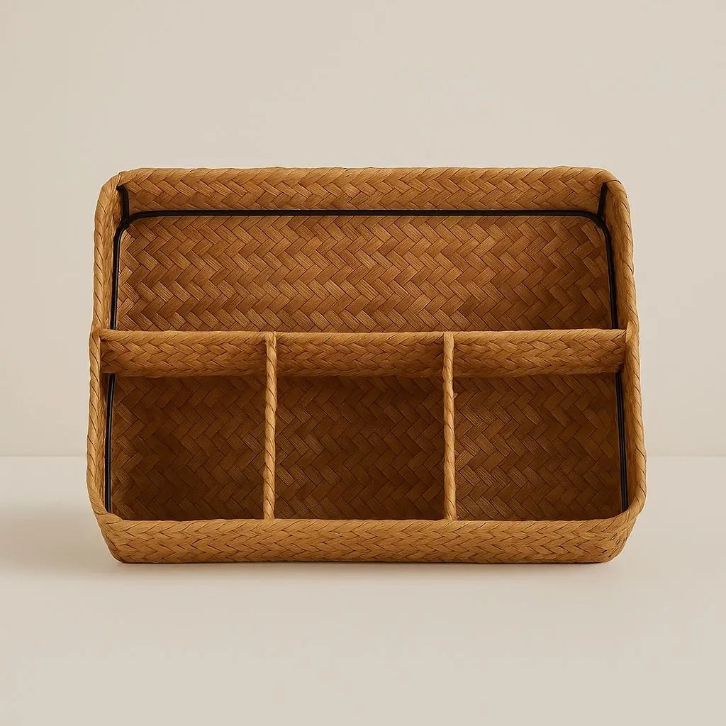 Natural Fiber Storage Basket - Lusomart