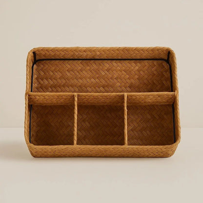Natural Fiber Storage Basket - Lusomart