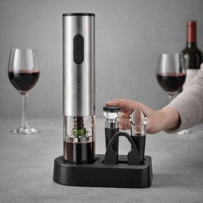 Easy Electric Wine Bottle Opener Set - Lusomart