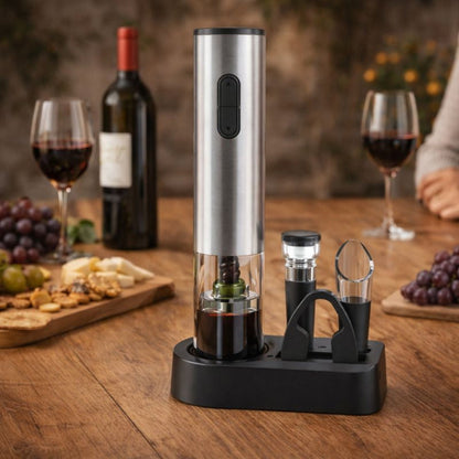 Easy Electric Wine Bottle Opener Set