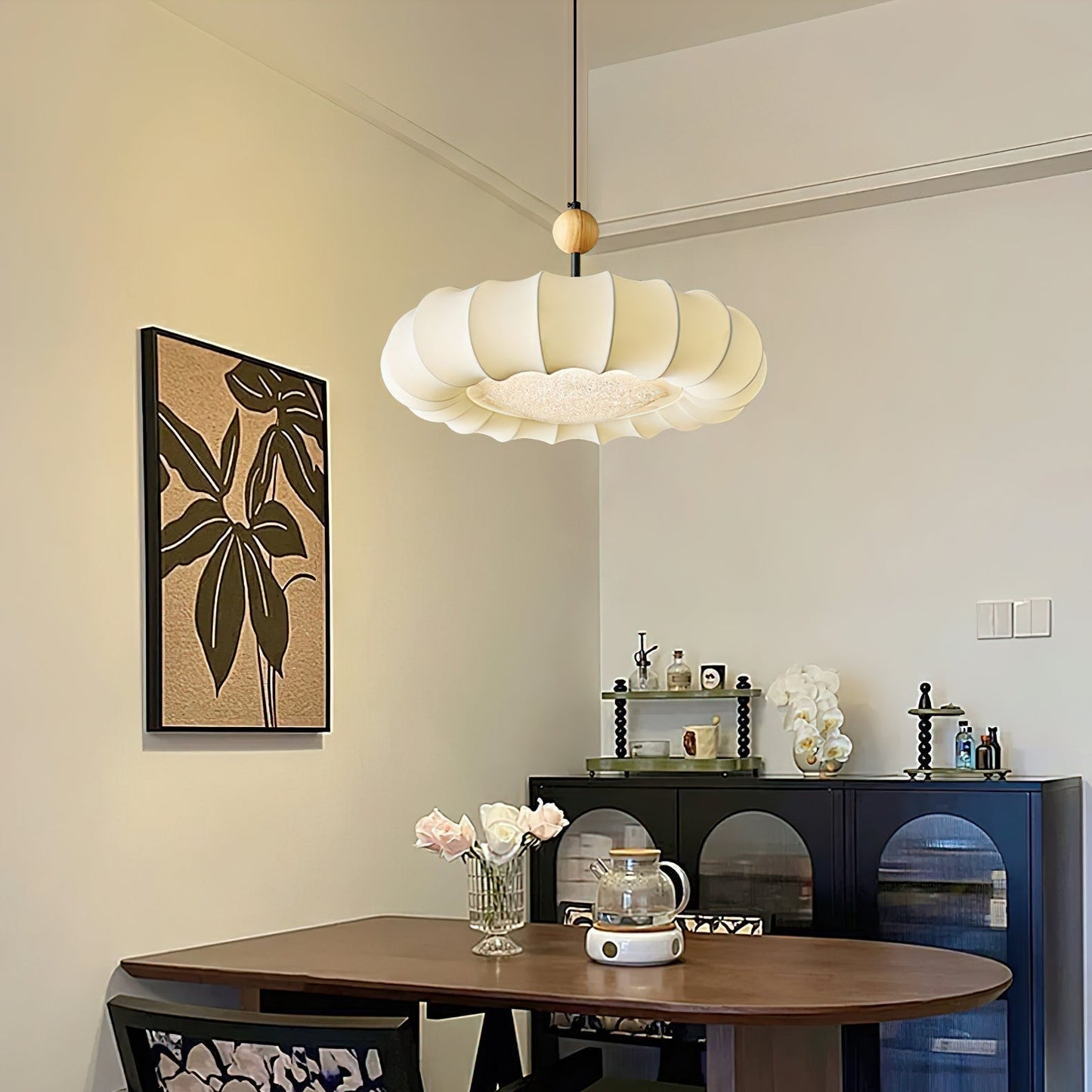 Soft Ruffled Ceiling Pendant Lamp