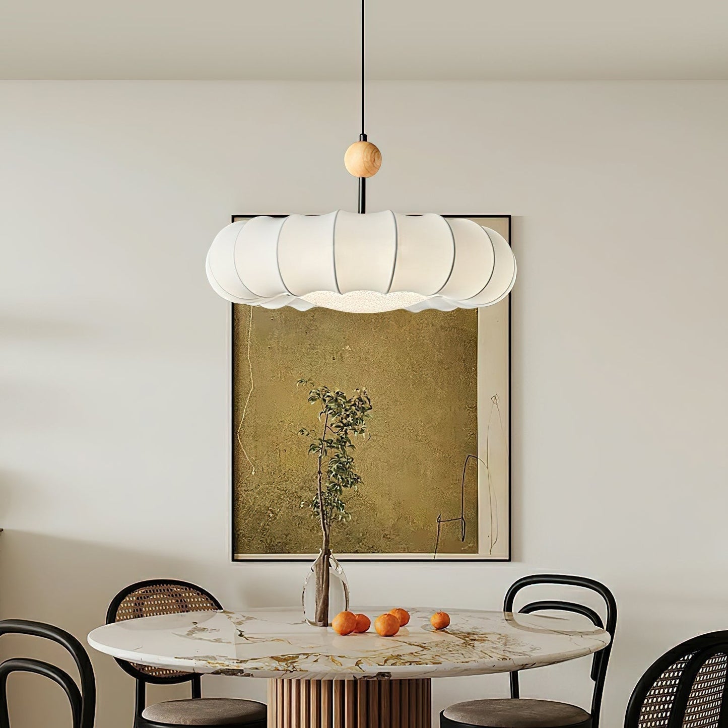 Soft Ruffled Ceiling Pendant Lamp