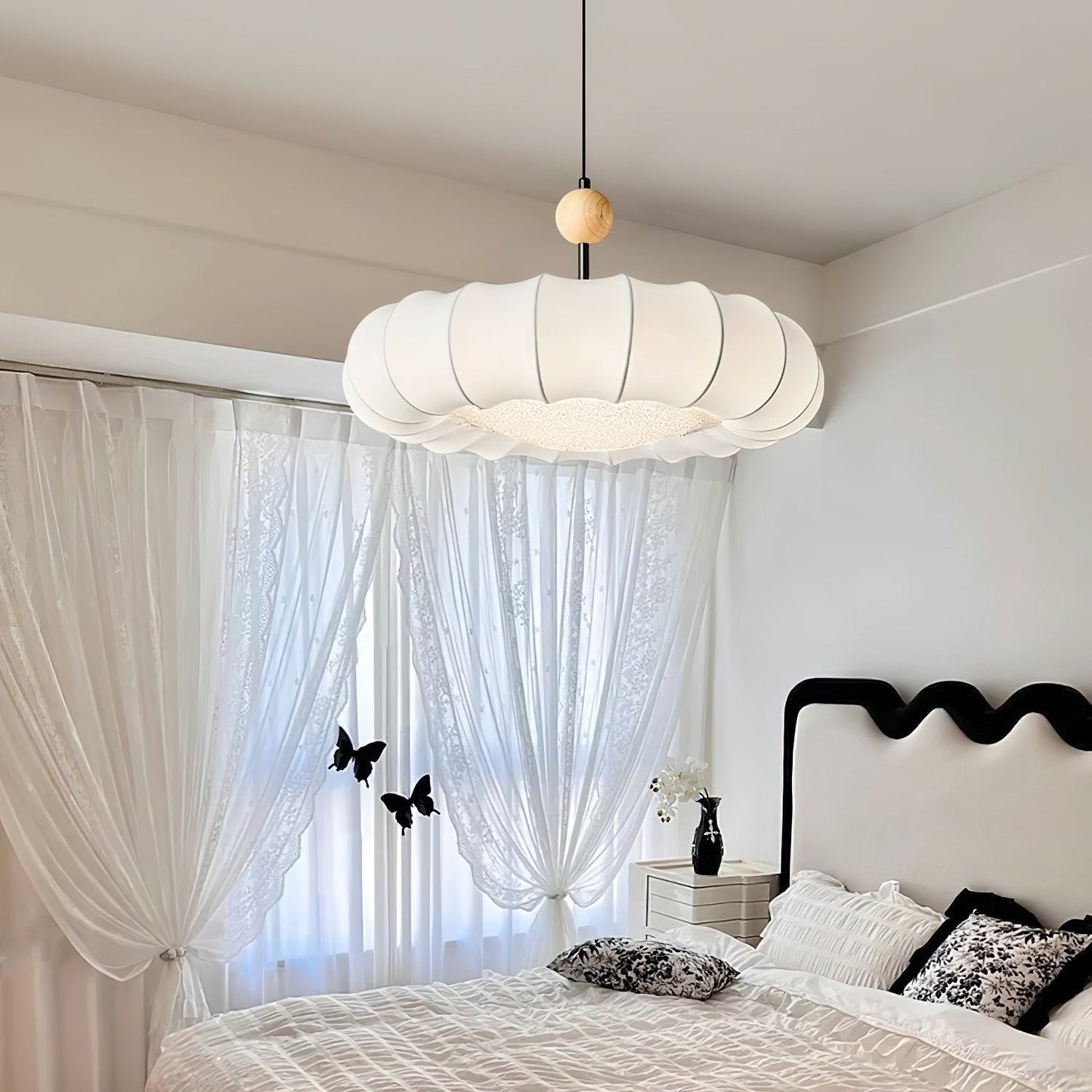 Soft Ruffled Ceiling Pendant Lamp