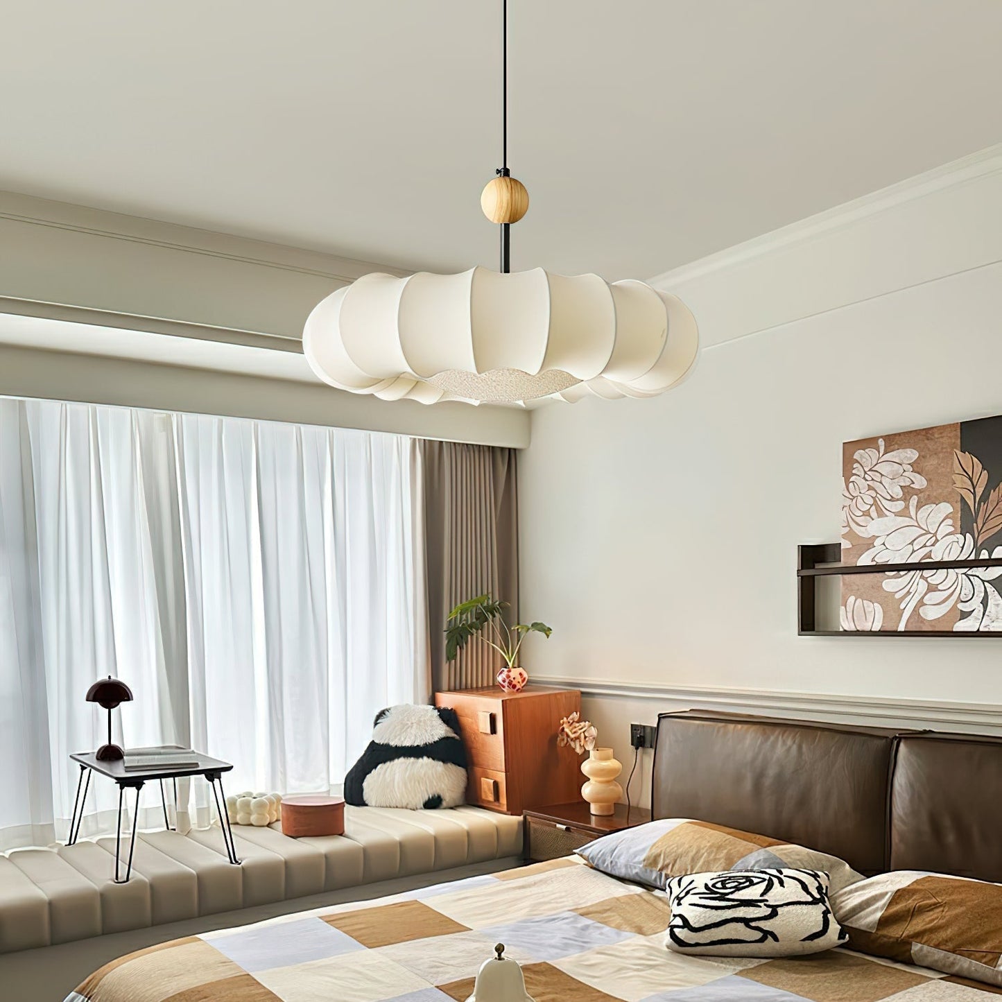 Soft Ruffled Ceiling Pendant Lamp